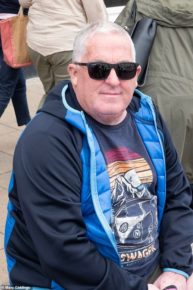 Robert Beatty told of how the high street is 'much better' than others and that he liked the town so much he has returned for another visit four weeks later