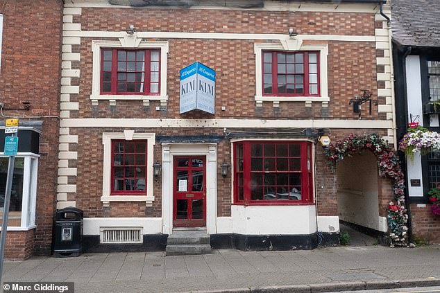 An empty Cafe Rouge which was shut down earlier this year and is advertised for sale