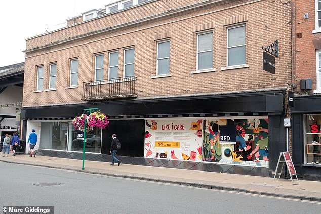 A huge Debenhams store also remains vacant on the High Street since 2020