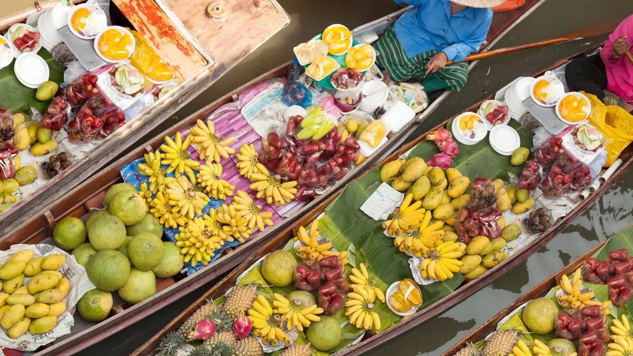 In Thailand you can visit floating markets night bazaars and quiet temples In Thailand you can visit floating markets night bazaars and quiet temples